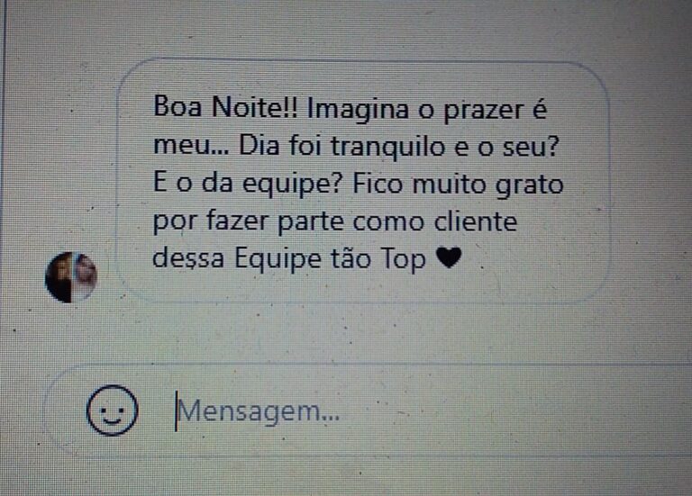 Feedback clientes